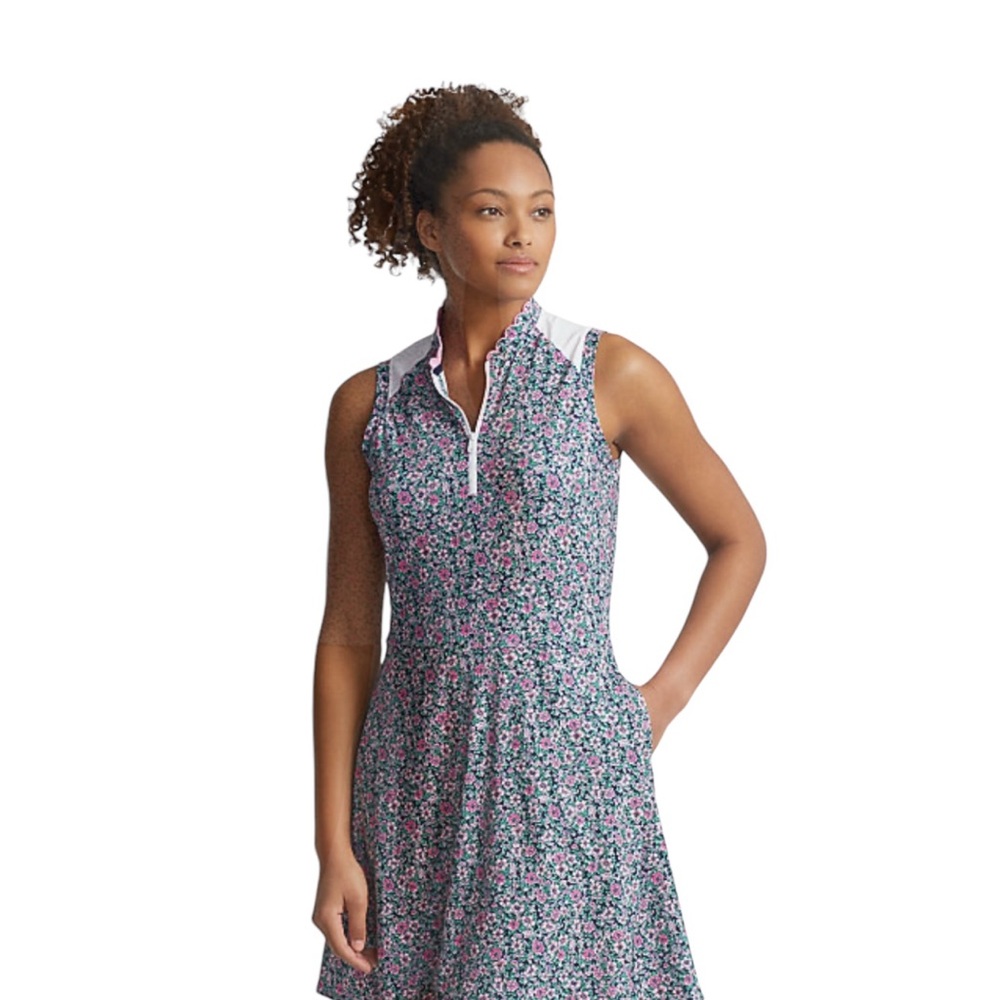 RLX Ralph Lauren Floral Hybrid Golf Dress, NWT, medium - Picture 3 of 6